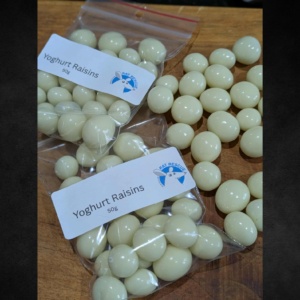 Yoghurt raisin treats
