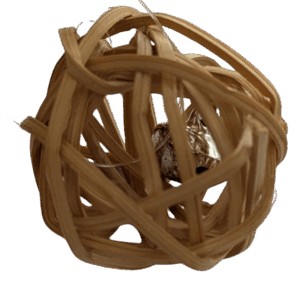 wicker ball with bell